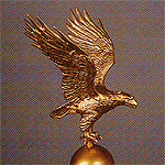 Cast Aluminum Gold Eagle